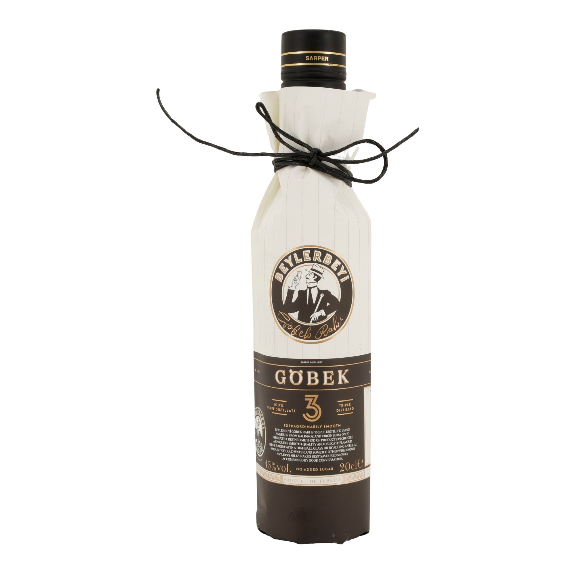 Beylerbeyi Göbek Rakı | Triple Distilled | 45 % vol | 200 ml Beylerbeyi Göbek